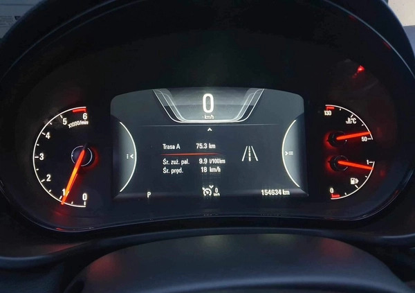 Opel Insignia cena 45900 przebieg: 154000, rok produkcji 2016 z Sieraków małe 106